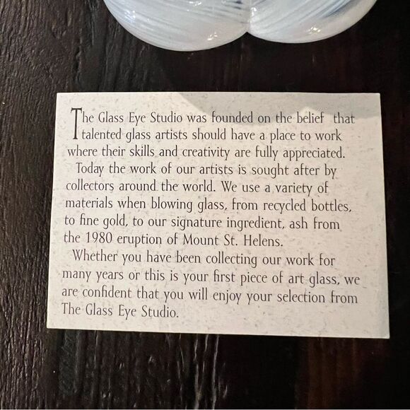 Blowned Glass Art Ring Holder - Picture 4 of 8